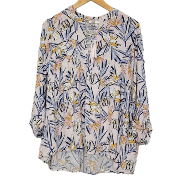 FINN & Grace Floral print Oversized Bubble Sleeve - Picture 1 of 14